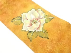 縮緬地花模様名古屋帯